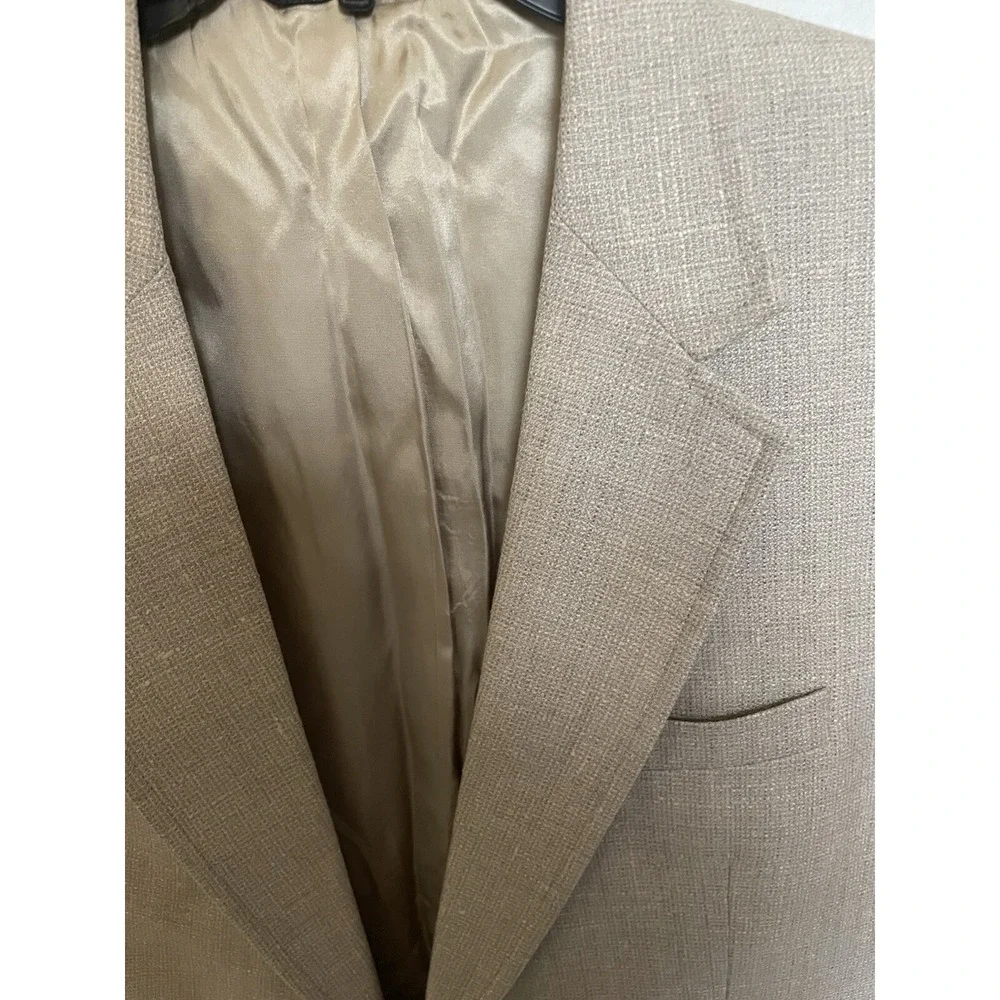 Vintage‎ KINGSRIDGE SPORT COAT BLAZER JACKET Custom Fabric Camel/Tan Union Made